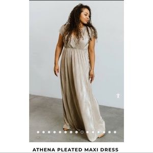Baltic Born Gold Athena Maxi Dress